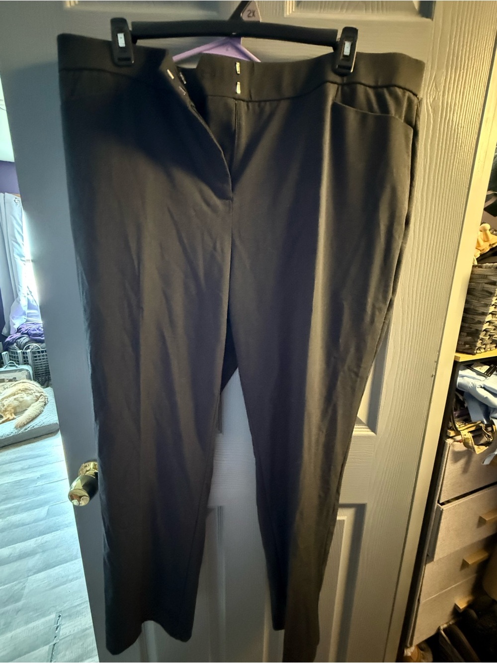 Lark & Ro Black Tailored Dress Trousers